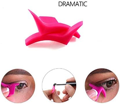 Lucktao Lazy Eye Shadow Applicator Silicon wing eyeliner Eyeshadow Stamp Crease