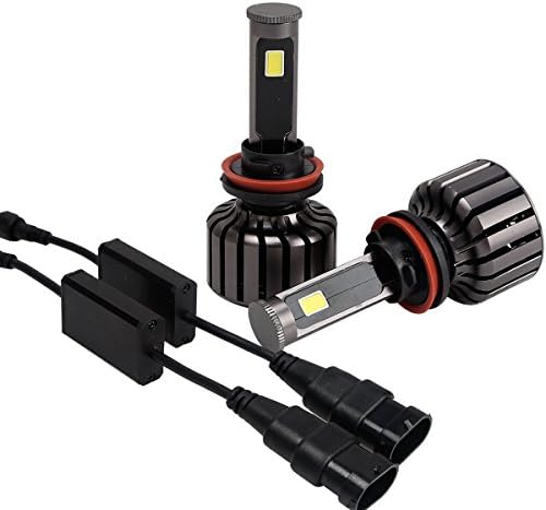 HuaXinV H11(H8 H9) COB LED Headlight Bulbs High Beam Led Headlights 60W 7200Lm 6000K Cool White COB Chips Conversion Kit-2 Year Warranty