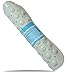 Extra long Anti Slip Bath & Shower Mat - Luxury Sure Grip Safety Cups for Maximum Resistance , Antibacterial %100 PVC and BPA Free Shower Rug for Tubs in Bathrooms 16'' x 40'' (Gray)