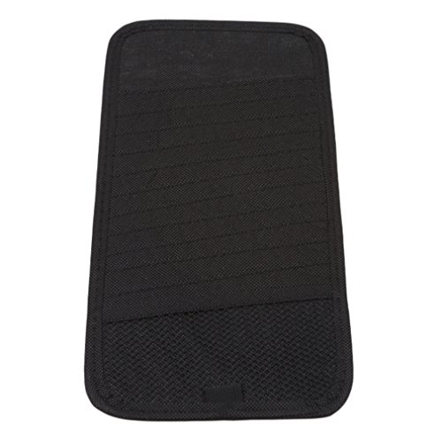 GUAngqi Car Sun Visor Sunshade CD DVD VCD Disc Sleeve Wallet Storage Case Holder Clipper Bag Pocket 12 Slot Car Notes Pouch Card Storage Bag Visor Case Organizer,Black