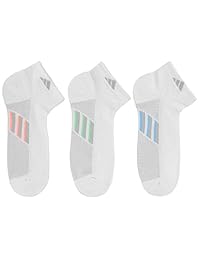 adidas Superlite CC II para mujer, calcetines bajos para mujer (3 pares)