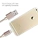 iPhone Charger, GOOLEEN 3pack 3FT Nylon Braided 8pin Lightning to USB Sync and Charging Cable Cord for iPhone 7/7 plus, SE 6s plus, 6s, 6 plus, 6, iPad Pro, Air, iPad mini, iPod nano, touch - Gold