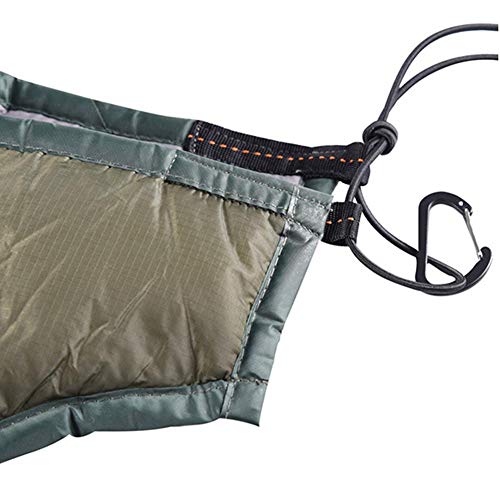 Ya-tube Double Hammock Underquilt, Lightweight Winter Camping Under Blanket, Warm Hammock Under Quilt Insulation Foldable Full Length