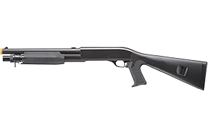 GOLDENBALL Pump Action Tri-Shot Spring Powered Airsoft Shotgun - High Power 380 FPO- 3 Shot Burst