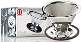 Premium Stainless Steel Pour Over Coffee Dripper - Reusable Paperless Cone Coffee Filter - New Innovative Center Drip Brewer Design by The Elan Collective