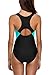 ALove Sport One Piece Swimsuits Racerback Bathing Suits Athletic Swimwear