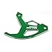 JFG RACING Dirt Bike Rear Brake Disc Guard,CNC Motorcycle Rotor Cover Protector for KX250F 04-18/KX450F 06-18/KX125 04-05/KX250 04-07 19-21/KLX450R 07-19-Green