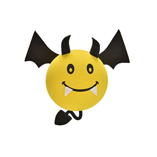 JiaUfmi Automobile Car Antenna Topper Eva Decorative Topper Balls, Devil Yellow