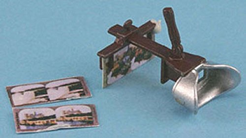 Dollhouse Miniature Chrysnbon Stereoscope "Vintage Look"