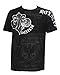 Konflic NWT Men's Saint's Royalty Graphic Designer MMA Muscle T-Shirt L Black