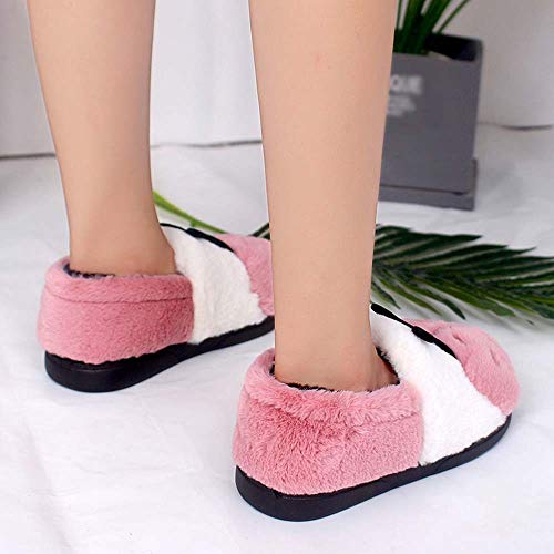 Teresamoon Women's Cartoon Shoes Non-Slip Warm Shoes Home Outdoor Shoes (Pink/40-41) - Thumbnail 6