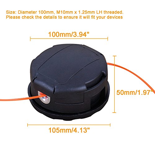 WeiMeet Trimmer Head for Echo Speed Feed 400 375 Bump Feed SRM225 SRM230 SRM210 SRM220 SRM2110 SRM2300 SRM2200 SRM250 SRM260 SRM211 PAS210 PAS230 PAS260 Mower - Thumbnail 2