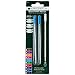 Monteverde Ballpoint Refill to Fit Cross Ballpoint Pens, Medium Point, Soft Roll, Turquoise, 2 per Pack (C132TQ)
