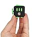 LEDeng Fidget Cube Relieves Stress And Anxiety for Children and Adults Anxiety Attention Toy (Black Green)