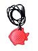 chubuddy Chewable Fish Pendant Chewie, Non-Toxic Material-Red