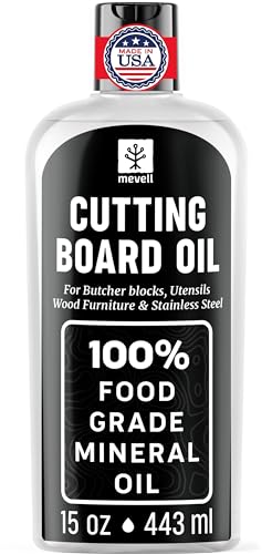 Made in USA Food Grade Mineral Oil and Conditioner for Cutting Boards