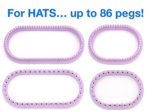 Authentic Knitting Board Adjustable Multi-Knit Loom, snap in parts, small and large gauge