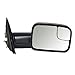 Brock Replacement Passenger Power Side Trailer Tow Flip-Up Mirror Heated 7x10 Compatible with 2002-2008 Ram 1500 Pickup Truck 55077444AO