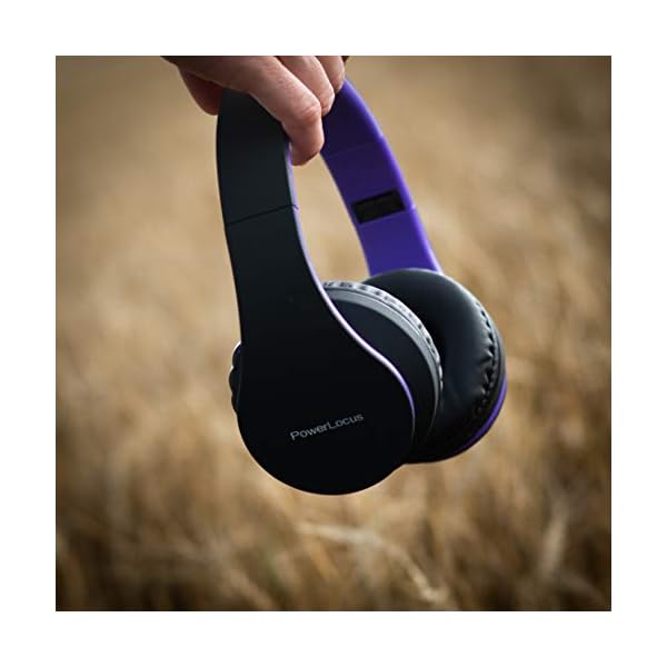 PowerLocus-Wireless-Bluetooth-Over-Ear-Stereo-Foldable-Headphones-Wired-Headsets-Noise-Cancelling-with-Built-in-Microphone-for-iPhone-Samsung-LG-iPad-Purple PowerLocus Wireless Bluetooth Over-Ear Stereo Foldable Headphones, Wired Headsets Noise Cancelling with Built-in…