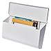 Gibraltar Mailboxes Woodlands Medium Capacity Galvanized Steel White, Wall-Mount Mailbox, L4009WW0