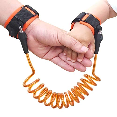 Baby Toddler Rope Toddler Harness Safety Leashes, Baby Leash for Walking, Anti Lost Wrist Link 1.5m,Kids Assistant Strap 1-3 Years Boys and Girls (Green)