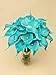 Floral Kingdom Artificial Calla Lily Flowers, 20 Pack, 14 Inch, Blue, Real Touch Latex - Home Decor, Wedding Centerpieces, DIY Floral Arrangements