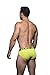 Andrew Christian Men's Happy Tagless Brief, Lime, Medium