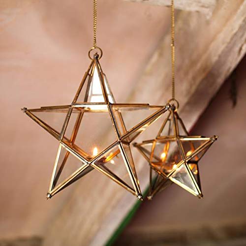 The Purple Tree Golden Star Lantern Hanging Tealight Candle Holder 1 Pc Hanging Tealight Candle Holder Tealight Holder Diwali Decor Christmas Decor Beautiful Tealight Candle Holder Buy Online In Belize