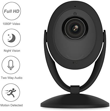 Etration Smart Home Security Camera, Wireless Indoor Security Camera, Baby Camera,Nanny Cam, Pet Monitor, Full HD 1080P WIFI Surveillance Camera with Night Vision Two Way Audio Motion Detection