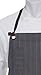 Chef Works Unisex Brooklyn Bib Apron, Blue/Chocolate, One Size