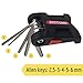 SIGTUNA Bike Tool Kit - Sturdy 19-in-1 Bike Multitool Repair Kit with All-You-Need Spoke, Wrench, Lever and Hex Multi-Tools and Biking Accessories for Mountain and Road Cycling