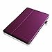 Fintie Premium PU Leather Cover for 10.1 Inch Tablet Inclu. iRULU eXpro X1 Plus 10.1 / iRULU X10, Dragon Touch A1 / A1X Plus 2016 Edition, ValuePad VP112 (Check Compatible List Below), Purple