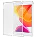 MoKo Case Fit 2019 New iPad 10.2", Frosted Transparent Slim Hard Plastic Protector Back Cover Fit Apple iPad 7th Generation 2019 [Compatible with Official Keyboard] - Frosted Clear primary
