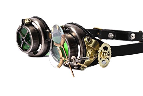 Steampunk revolution cosplay sky captain world of war pilot goggles SP069 B