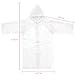 Silkclo 2 Pack Kids Children Rain Ponchos,Portable Reusable Raincoat with Hood and Sleeves,for Theme Parks, Sporting Events, Camping, Traveling, Concerts Or Some Emergencies (White)