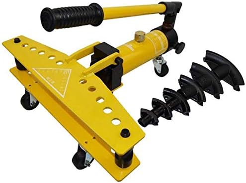 VOLTZ tools 10 ton Manual Hydraulic Pipe Bender upto 34mm Manual Pipe Bending Machine Mechanical Pipe Bender Tube Bender Tube Bending Machine (External diameter：13-34mm)