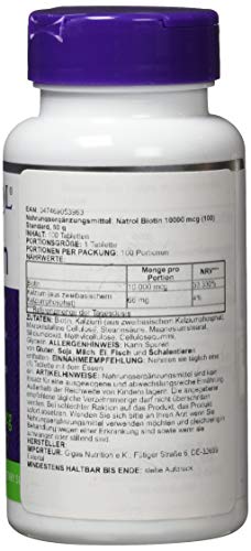 Natrol-Biotin-Beauty-Tablets-Promotes-Healthy-Hair-Skin-and-Nails-Helps-Support-Energy-Metabolism-Helps-Convert-Food-Into-Energy-Maximum-Strength-10000mcg-100-Count-Pack-of-1