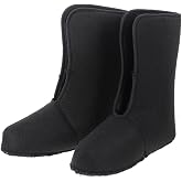 BCOATH 1 Pair Insulated Men's Winter Snow Boots Liner - Warm Fleece-lined Boot Liners - Cozy Soft Thermal Socks for Outdoor Hiking Fishing Size 44