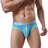 Men's Underwear,Neartime Mens Boxers Pouch Shorts Underpants Sleepwear (S, Blue)