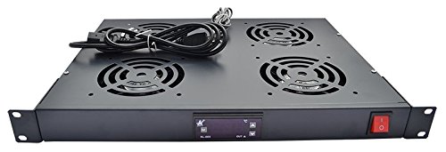 32U 39" Depth IT & Telecom Server Rack Cabinet,Glass Door,Air Control Panel 4Fans, 1PDU, 1 shelf-FREE!