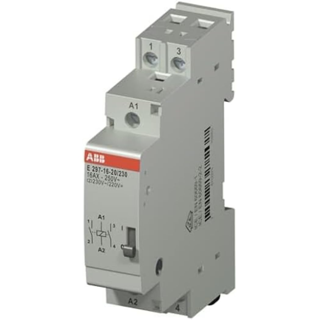 ABB Stotz S&J Installation Relay Module E297-16-20/230 230VAC, 16A, 2NO Installation Relay 7612270940172