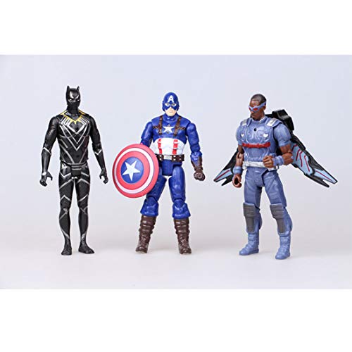 Boenxin Marvel Superhero Adventures Ultimate Super Hero Set, 10 Collectible 6.7-Inch Action Figures, Toys for Kids Ages 3 and Up