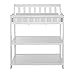 Dream On Me Ashton 2-in-1 Changing Table & Nightstand in White – Solid New Zealand Pinewood, Safety Rails, Spacious Storage Shelves & Water-Resistant Changing Pad, Converts to Nightstand