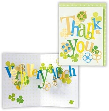 Amazon ホールマーク Gty立体 文字ポップアップ サンキュー ポストカード 絵柄付はがき 文房具 オフィス用品
