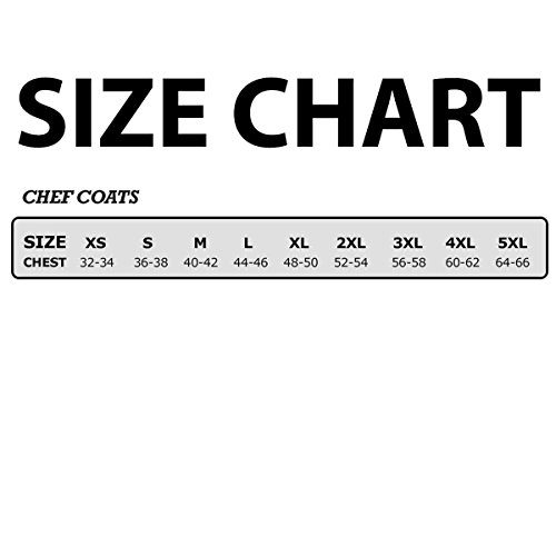 Chef Code Men's Short Sleeve Unisex Classic Chef Coat (L, White) - Thumbnail 2