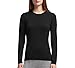 Icebreaker Merino Women's Oasis Long Sleeve Crewe, Black, Small