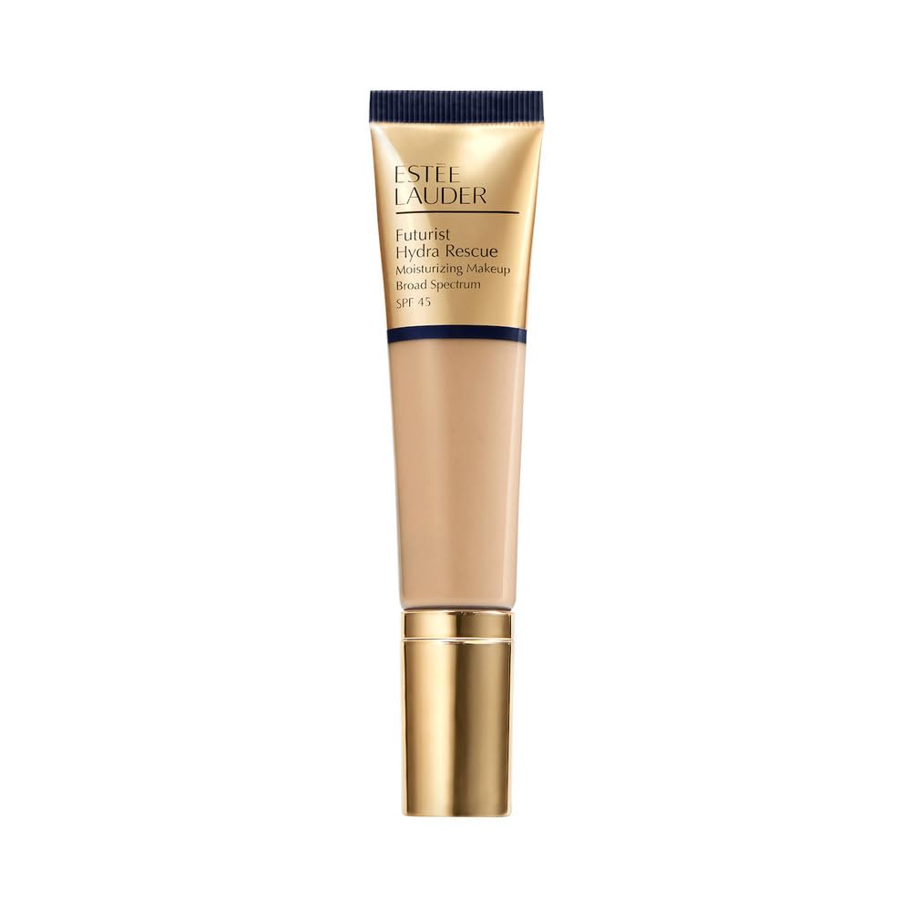 Photo 1 of Estée Lauder Futurist Hydra Rescue Moisturizing Foundation SPF 45 for a 12-Hour Glow, 1.2 Fl Oz, 3W2 Cashew