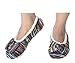 Snoozies Womens Artisan Stripes Ballerina Slipper Socks | Womens Slippers
