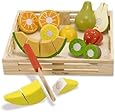 Melissa & Doug Cutting Fruit Set - Wooden Play Food Kitchen Accessory