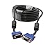 IO Crest VGA SVGA HD 14 Male to Male Video Coaxial Monitor Cable Supports 1080P Full HD for Projectors, HDTVs, Displays, PC, Laptop, CL-CAB32005